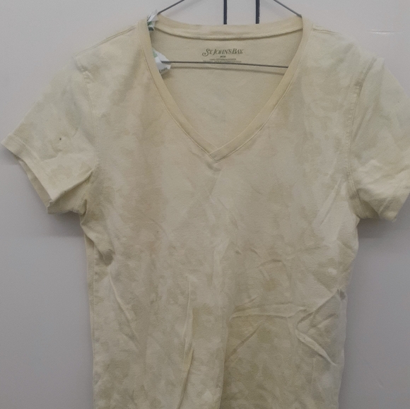 2 Chico’s Blue  Color  stripe Tees Size 1 & St John Bay Tie Dye - Picture 6 of 10